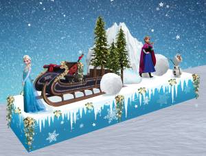 Chars allégoriques sur mesure pour défilés