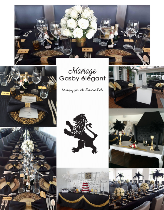 Coordination de mariage - décors - animation - planification de mariage