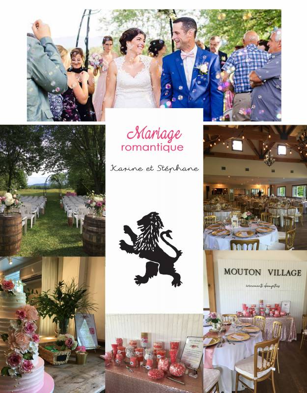 Coordination de mariage - décors - animation - planification de mariage