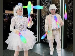 Événement entreprise, amuseur public